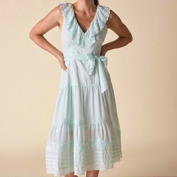 St.ROCHE Dresses & Skirts - St. Roche Nightingale Dress in Minty (light green) Size 8/Medium NEW